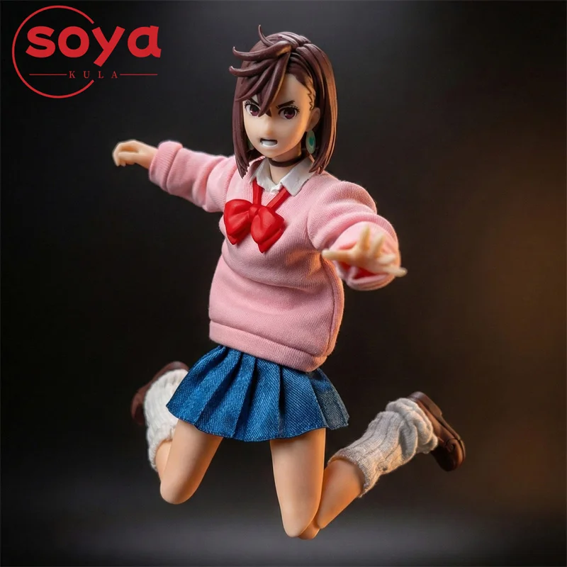 1/12 Bilancia Ragazza Rosa Felpa Con Cappuccio Gonna A Pieghe Calzini Allentati Vestiti Modello Misura 6 '' Notaman Soldato Action Figure Corpo Bambole