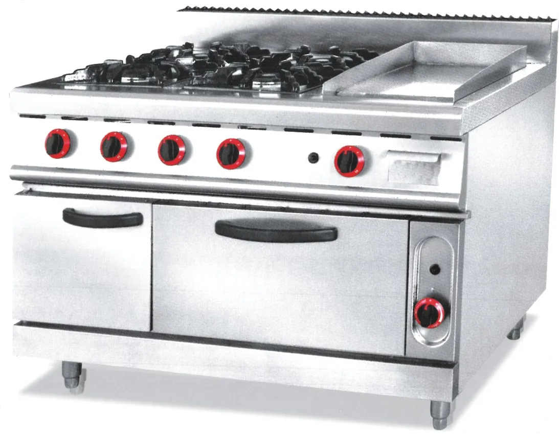 Kitchen Equipment Commercial Gas Stove With 2 Burners Countertop Cooker Machine LPG Gas BBQ Grill for Outdoor Hotel Restaurant