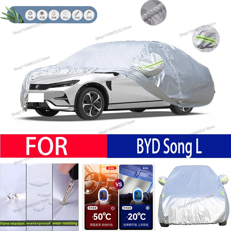 

For BYD Song L Car clothing sun protection snow prevention antifreeze car protective cover auto cover