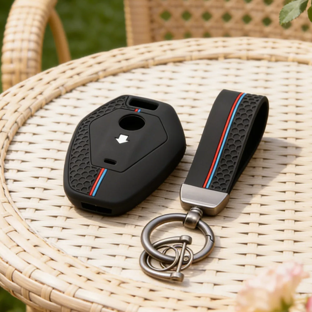 Motorcycle Silicone Key Fob Cover With Keychain for BMW R1300GS R12 R1300 R1300R R1300RS R1300RT R1300GS ADV Adventure