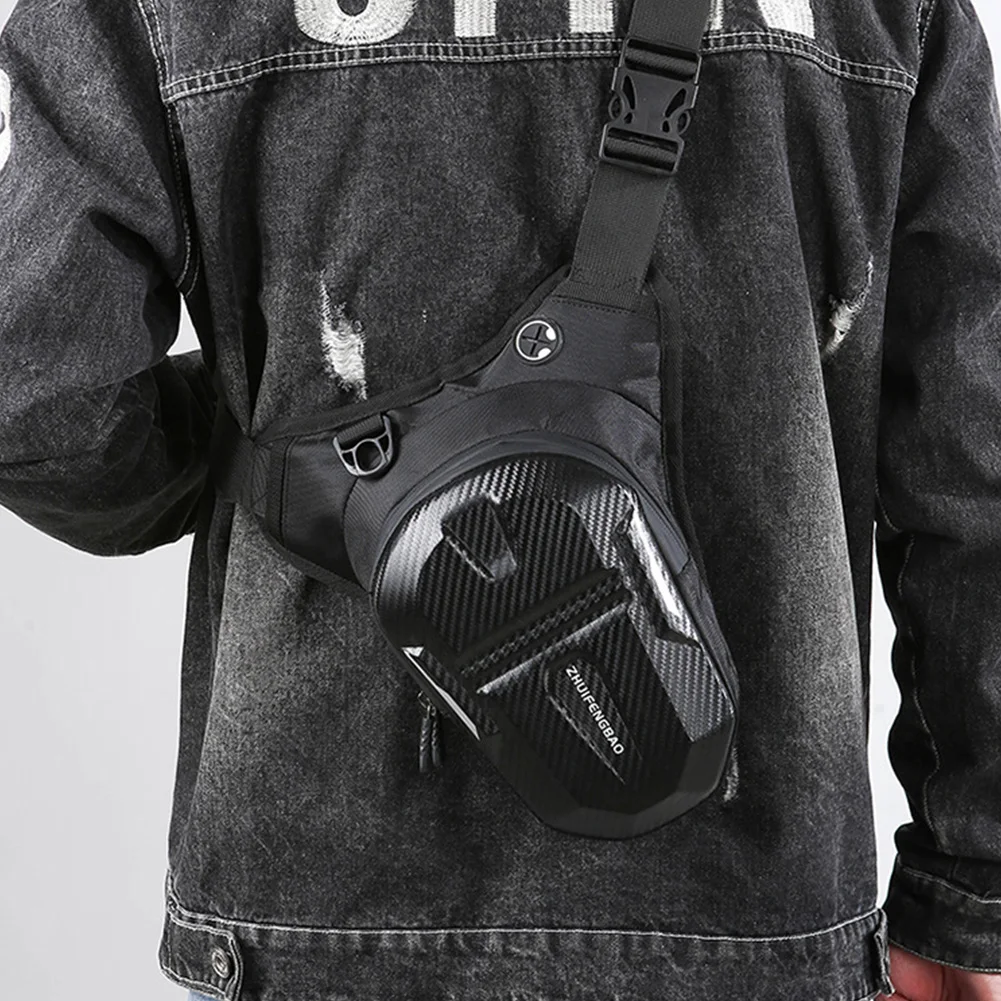 

Motorcycle Drop Leg Side Bag Zipper Closure Riding Thigh Pouch Chest Bag Lightweight Hip Bum Bag Fanny Pack for Outdoor Sports