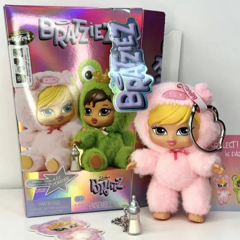 Bratz Mga Bratzziez Iconz Original Surprise Blind Box Mini Fluffy Plush Doll Keychain Pendant For Adult Collectors