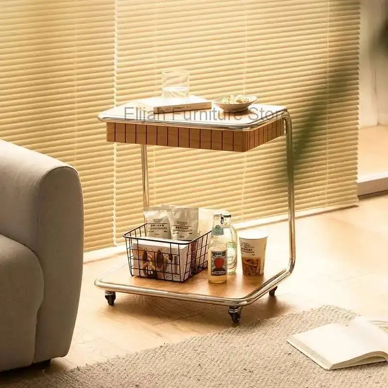 

Manicure Nordic Coffee Table Camping Couch Desk Nordic Center Coffee Table Multifunctional Beistelltisch Garden Furniture DX50CJ