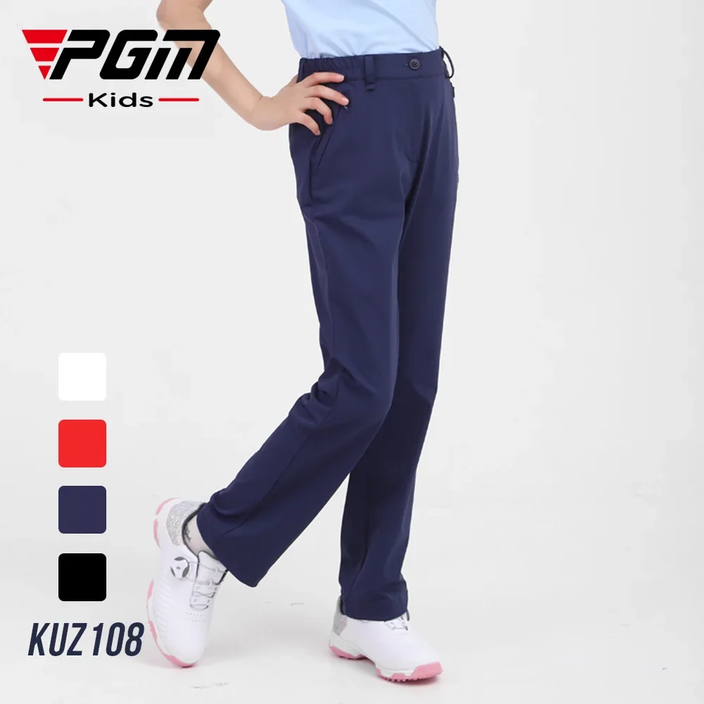 

PGM Girls Golf Clothing Youth Sports Pants Summer Sports Ball Pants Breathable Stretch Pants