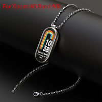 Strap Necklace for Xiaomi Smart Band 8 NFC Bracelet band 9 Smart Watch Neck Decoration Pendant for Mi Band 8 9 Accessory