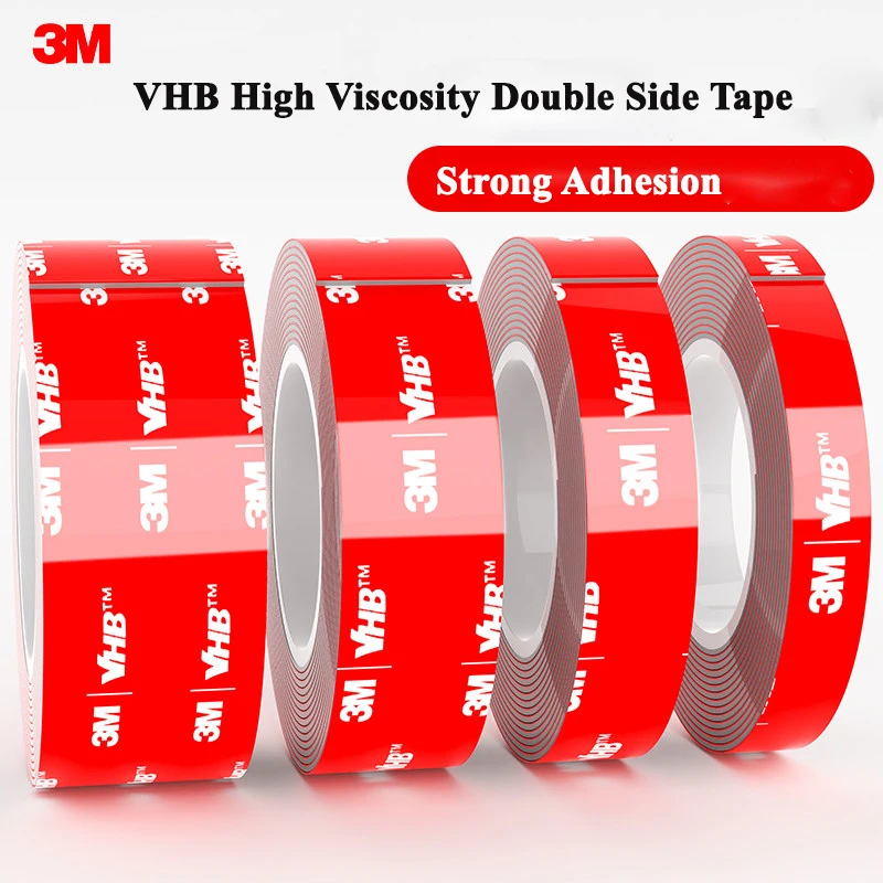 3M 5611 Double-Sided Tape, Featuring Seamless VHB Foam Construction, Superior High-Temperature Resistance, 3M Tape