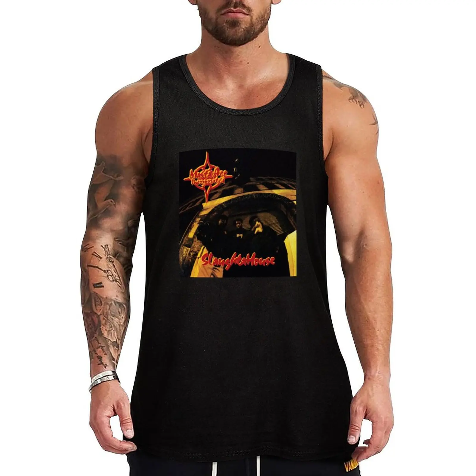 Masta Ace 1993 Hip Hop Rap Slaughtahouse Tank Top sleeveless Men's t-shirts man vest gym clothes men