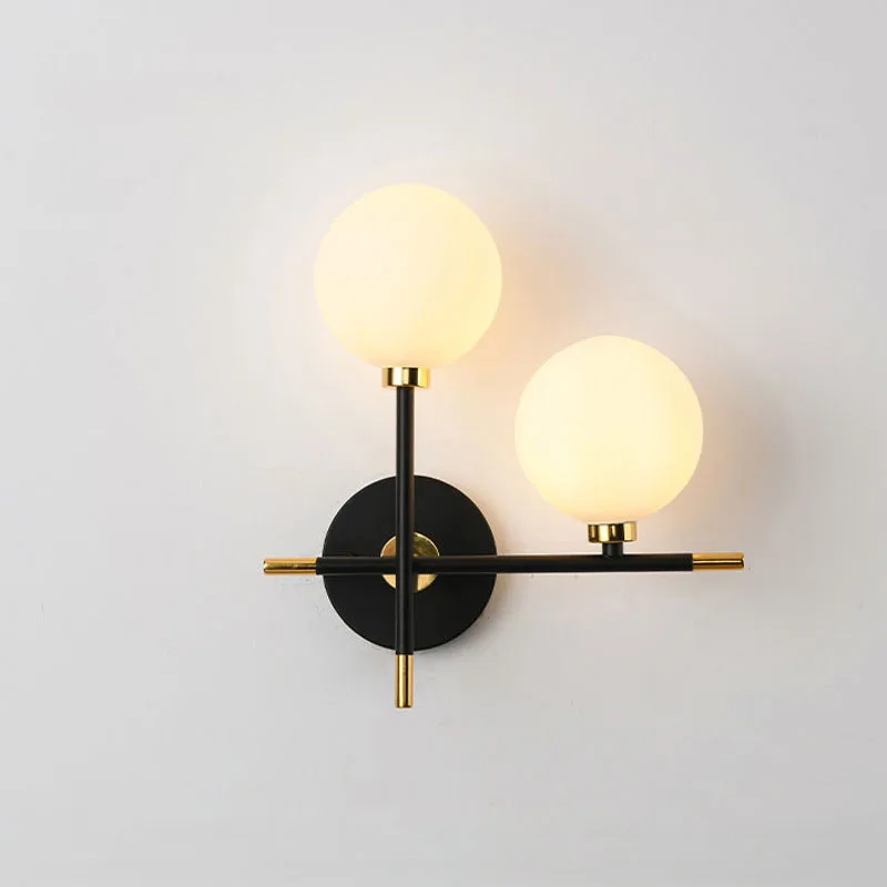 Wall light Bedside Lamp Bedroom Modern  Minimalist Living Room Background Wall Nordic Hotel Aisle Corridor Ball Lighting