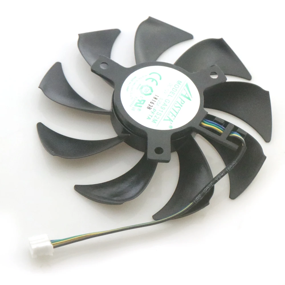 GA91S2M -PFTA DC12V 0.25A 4Pin 86mm VGA Fan For SAPPHIRE RX560 RX460 2G 4GB PULSE OC ITX Graphics Card Cooling Fan