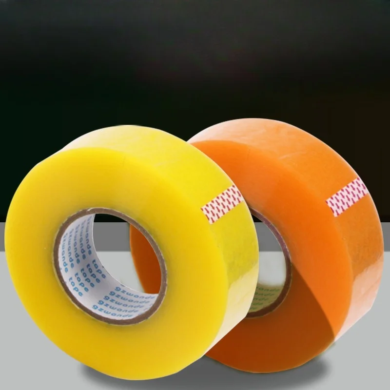 Packaging tape 4.5 transparent beige large roll carton sealing tape, used for packaging and logistics, not used