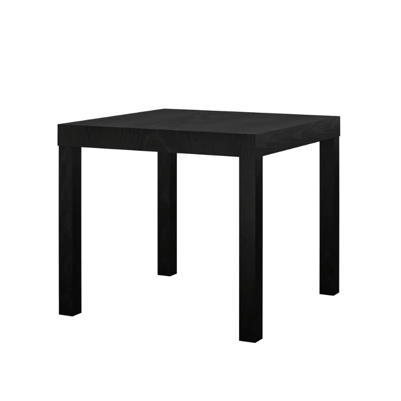 Parsons End Table, Black Oak，Wood Composite，Simplicity，Simple，Sturdy square structure