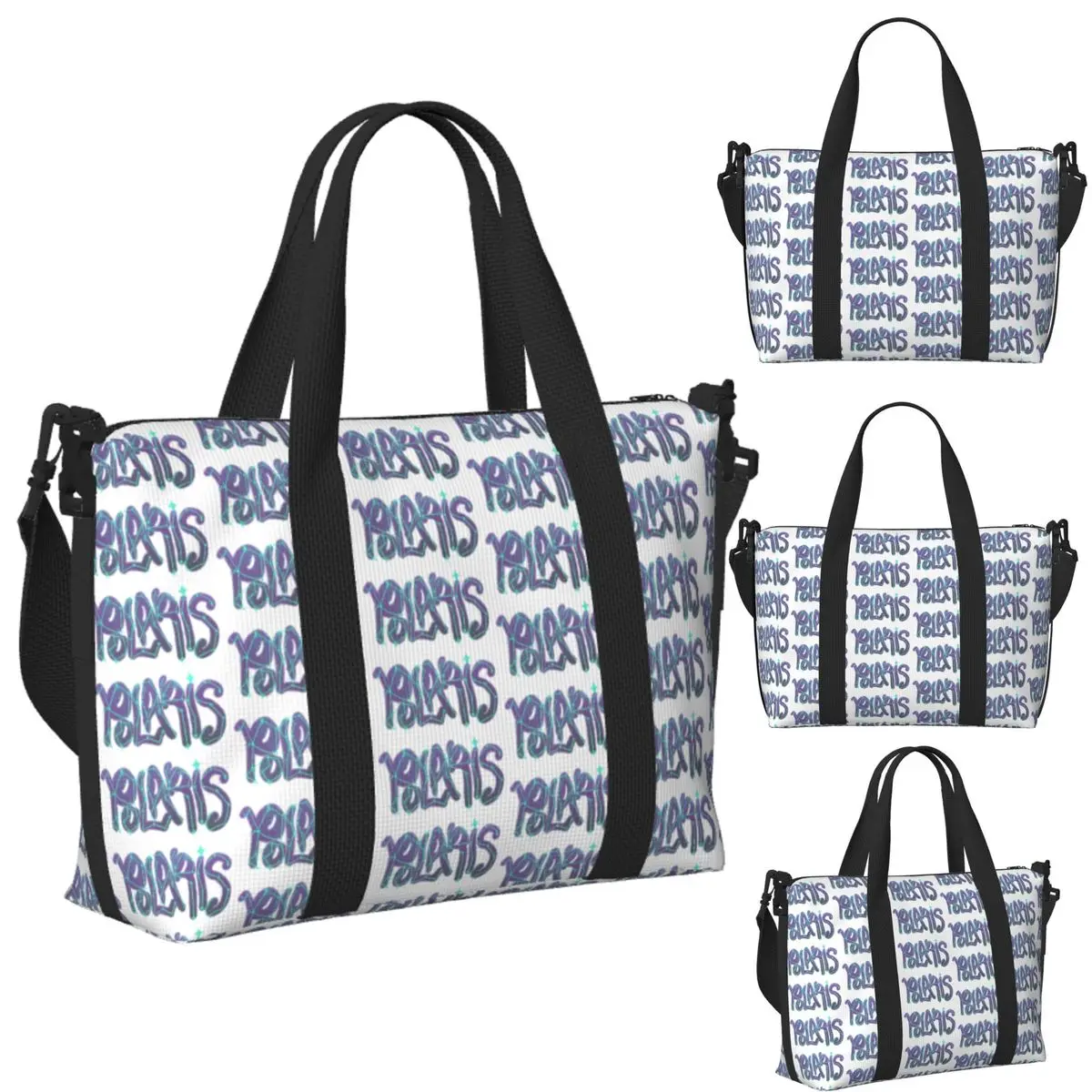

Custom Polaris Saiko 1371KM Beach Travel Bag Large Capacity Tote Bags for Gym Yoga Women Shopping Duffle Shoulder Bag