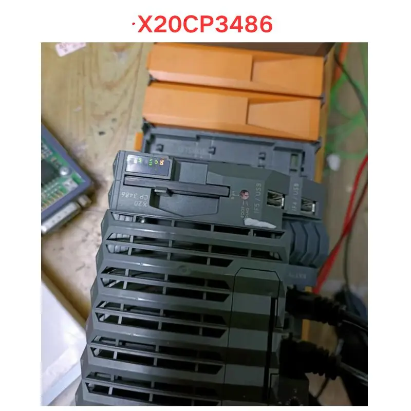 Used X20CP3486 PLC module Functional test OK