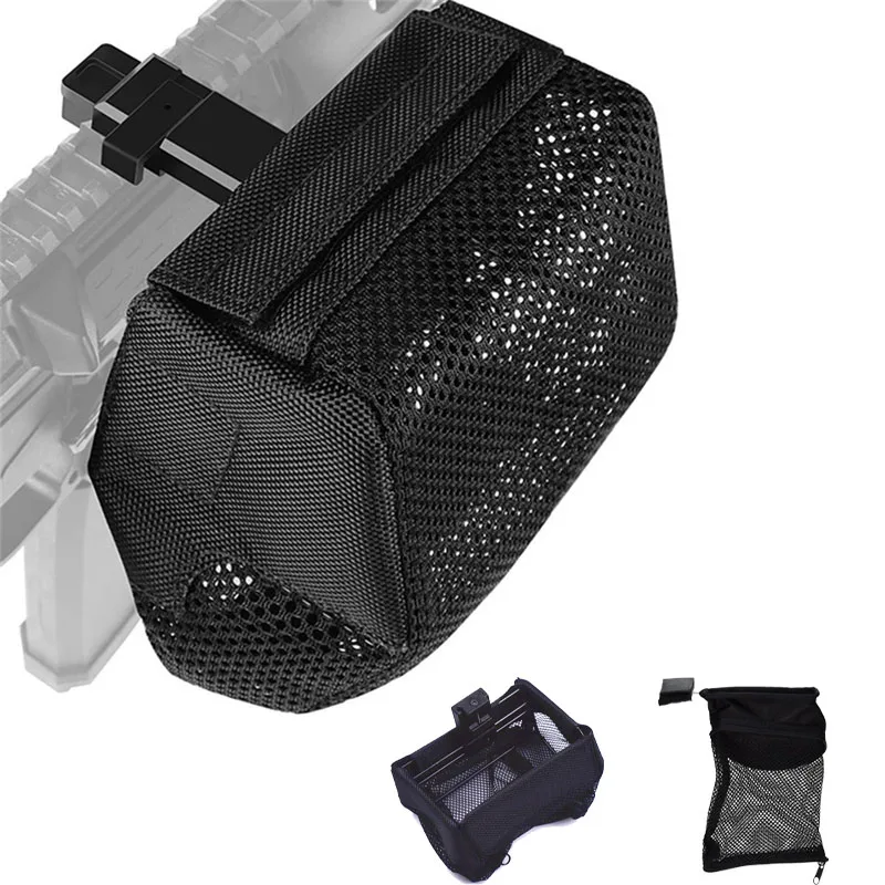 Brass Catcher Quick Release Shell Catcher With Detachable Picatinny Heat Resistant Thickened Mesh AMMO Pouch For ar15