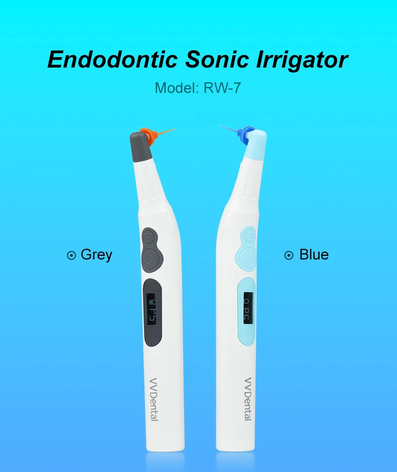 NEUE Dental Endodontie Sonic Lrrigator Wurzelkanal mit LED-Lichtkopf und Bildschirm Zahnmedizin Locator Irrigator Reiniger RW-7 – Detail 1