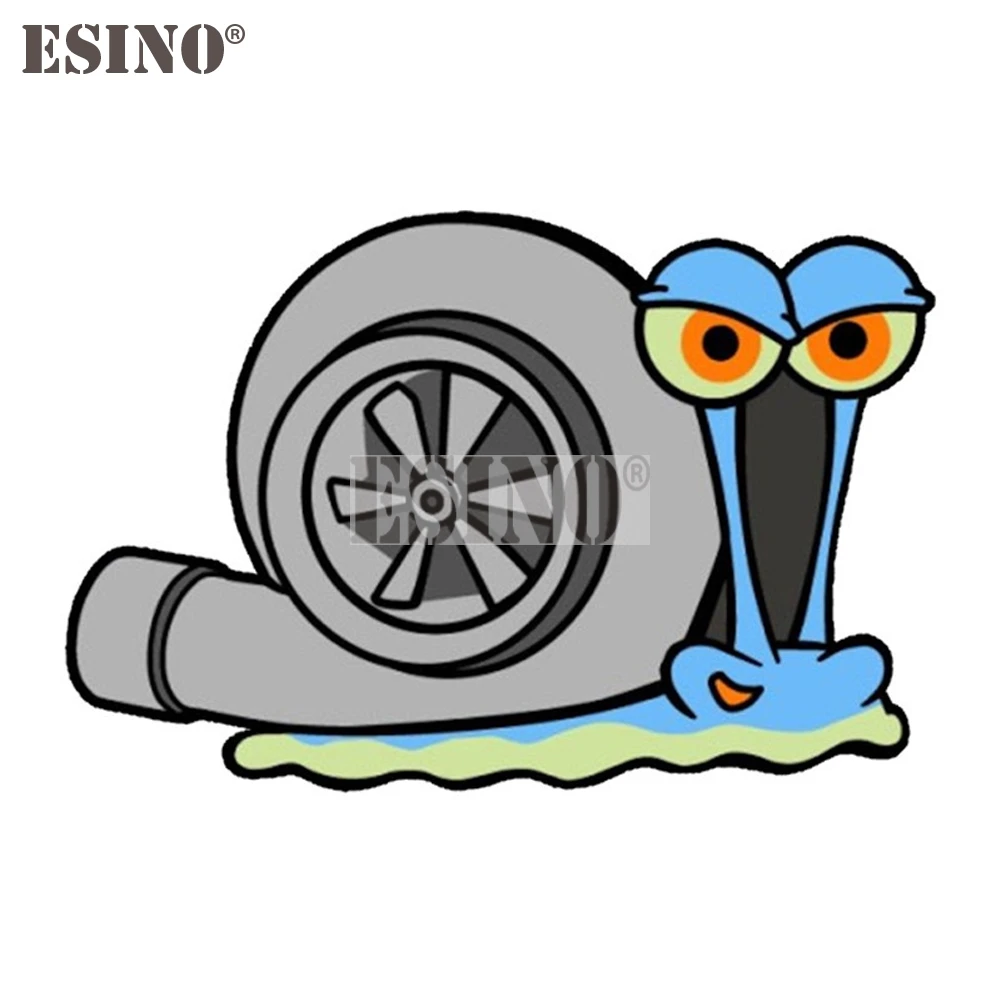 Car Styling Snail Boost Cartoon Design Decorative PVC Painting Car Body Decal Waterproof Car Sticker Pattern Vinyl