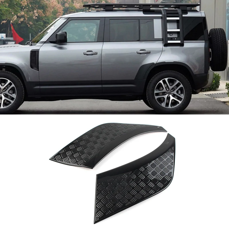 

Glossy black/Matte Black Car Rear Side Anti Scratch Kit Protective Cover For Land Rover Defender 90 110 2020 2021 2022 2023