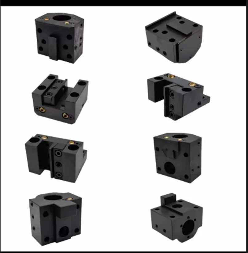 BMT40 BMT45 BMT55 Double OD Square Fixed Tool Holder CNC Compound Lathe Turret Live Tool Holder Turning Milling