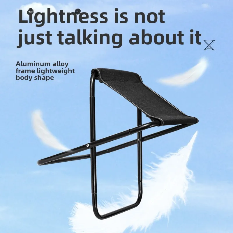 Chaise pliante Portable banc tabouret de pêche voyage Camping hors e tabouret tabourets Train métro file d'attente tabourets portables outil d'extérieur