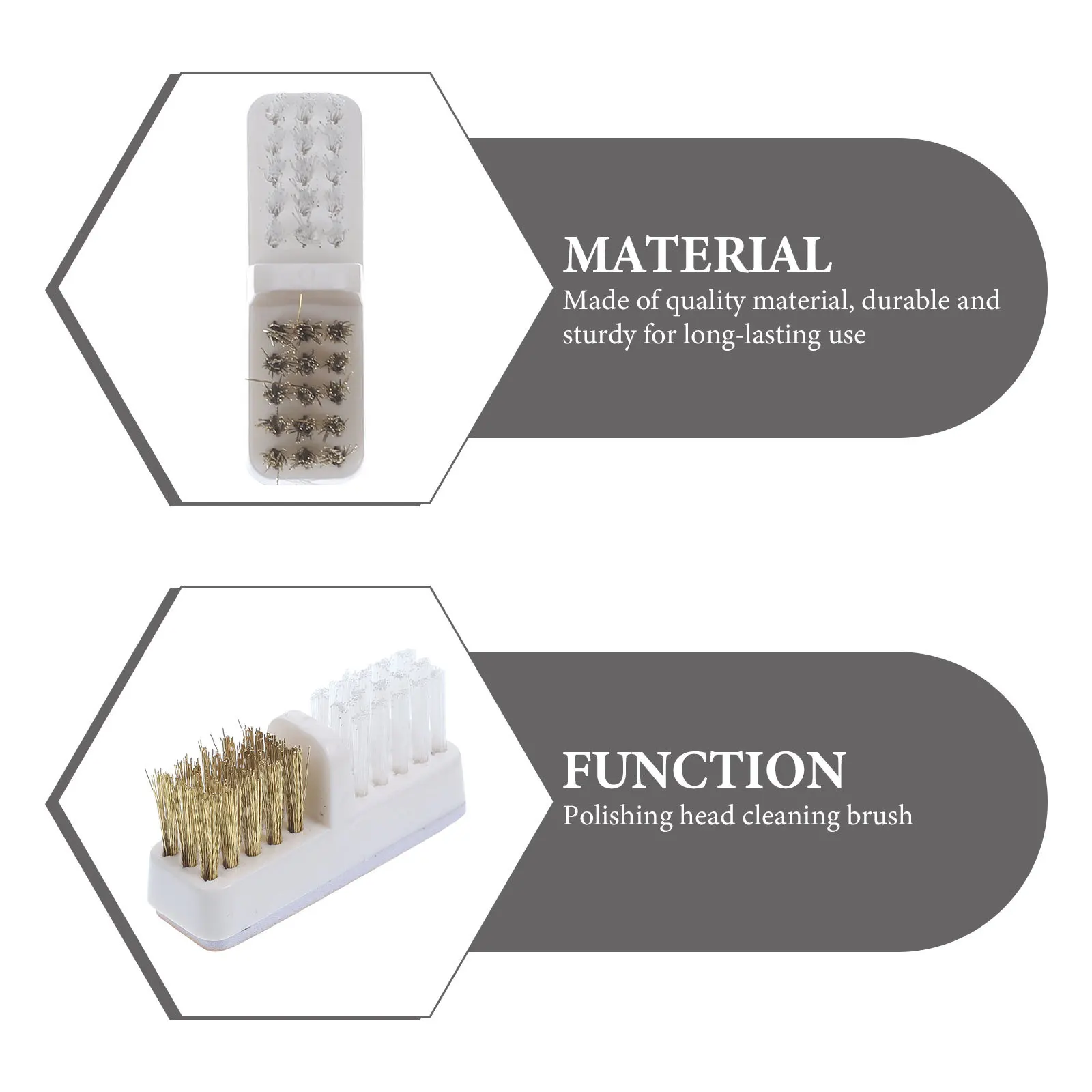 

3Pcs Nail Drill Bits Copper Wire Brush Cleaning Tools Portable Nail Drill Bit Cleaner for Professional Salon and Personal Use