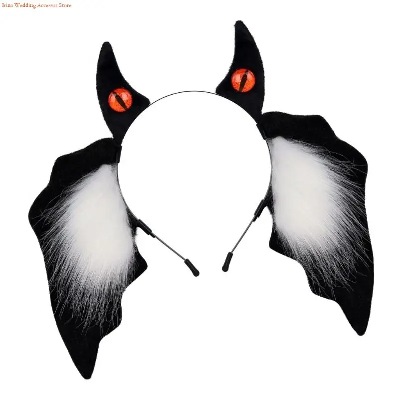 

G92D Plush Animal Ear Headbands Safe Multifunctional Cosplays Hairband For Toddlers Accessories