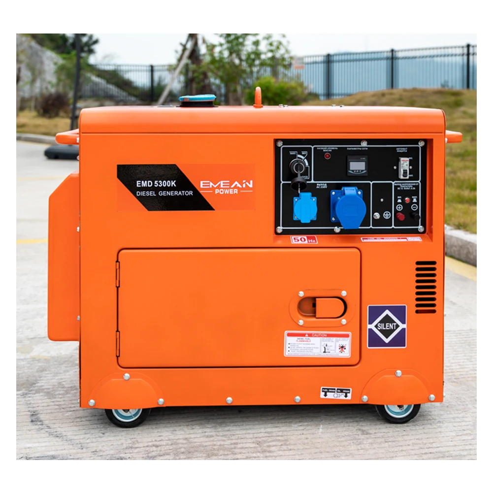 8 kW Silent Open Frame Diesel Generator 8kVA 10kVA 3Phase Auto Start Remote Start ATS Generator Set