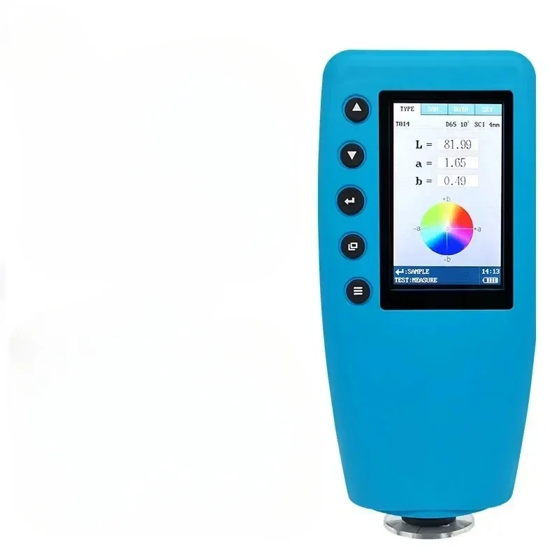 Portable High-Precise Digital Color Analyzer with Color Screen Display for Lab Testing and Color Matching for Coating Printing