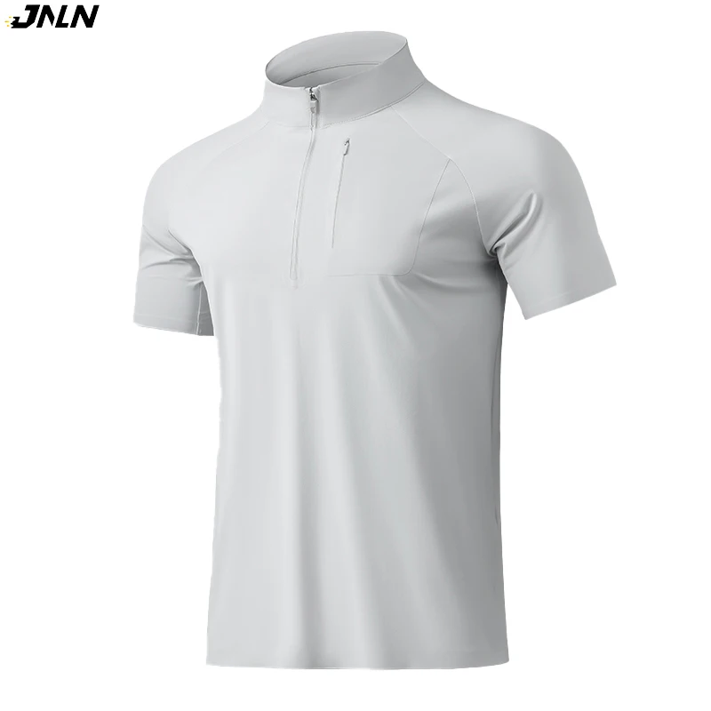 

JNLN Men's Short Sleeve Shirts Trekking Mountaineering Climbing Cooling T-Shirt Outdoor Sports High Quality Short Sleeve Tee