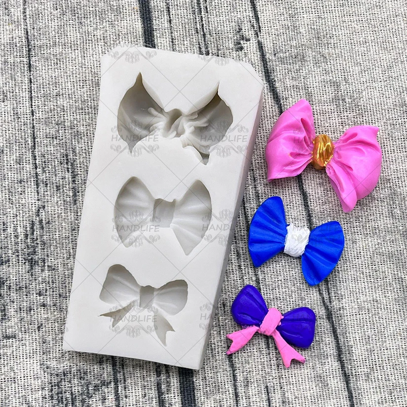 Bows Silicone Sugarcraft Mold Resin Tools Cupcake Baking Mould Fondant Cake Decorating Tools