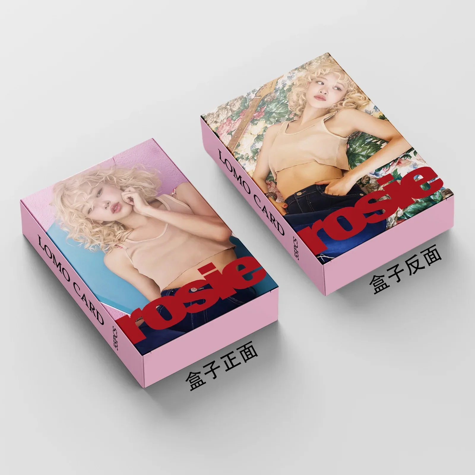Kpop ROSIE 55 قطعة/المجموعة/المجموعة Born Pink ROSE السامة حتى النهاية بطاقة ROSIE Lomo بطاقات بريدية بطاقة صور لمحبي جمع الهدايا