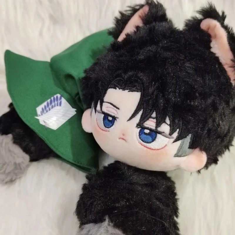 Anime Attack Levi Ackerman Plush Dolls Toy Plushie Cosplay 6228 Kids Gift