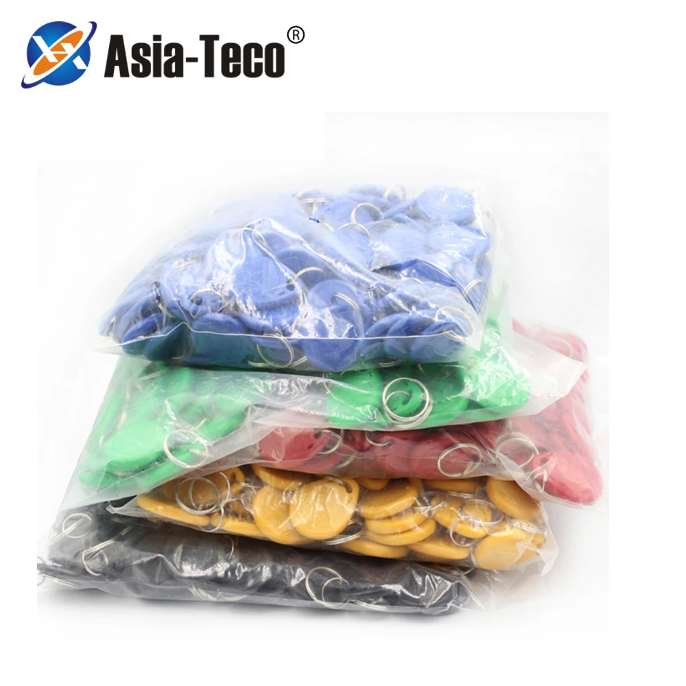 

100Pcs/lot 125khz RFID T5577 Clone keys Tag Duplicator Card T5577 Clone Proximity Badge Writable Rewrite Copy Keytag