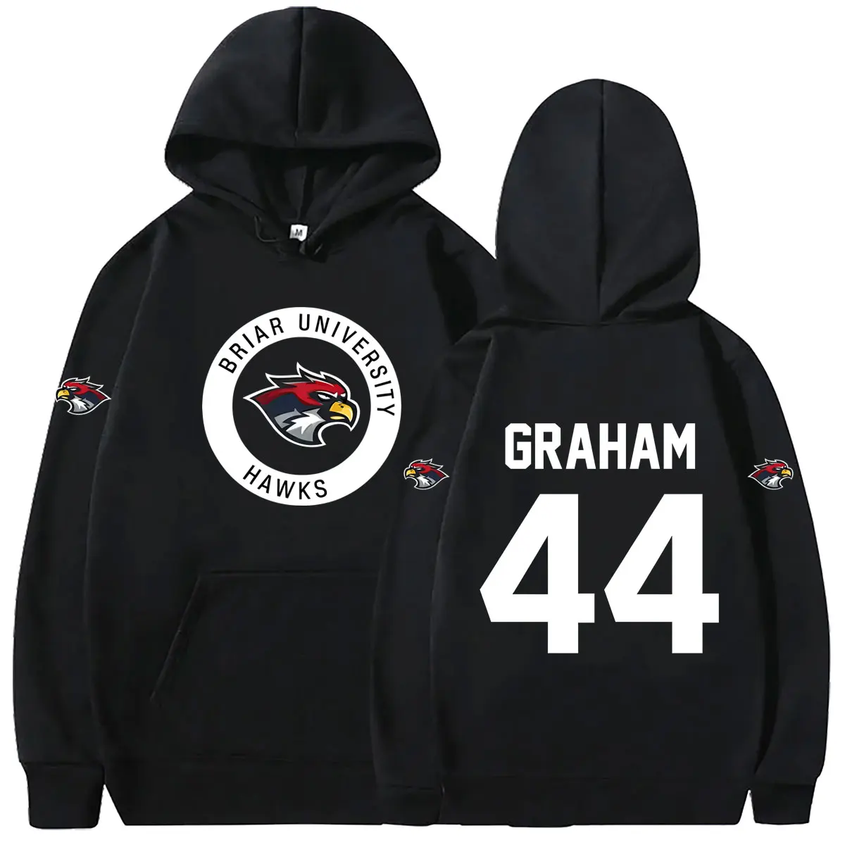 

Off Campus Briar University Graham 44 Merch Hoodie Men Women Fashion Hockey Oversized Hoodies Unisex Vintage Casual Sweatshirt
