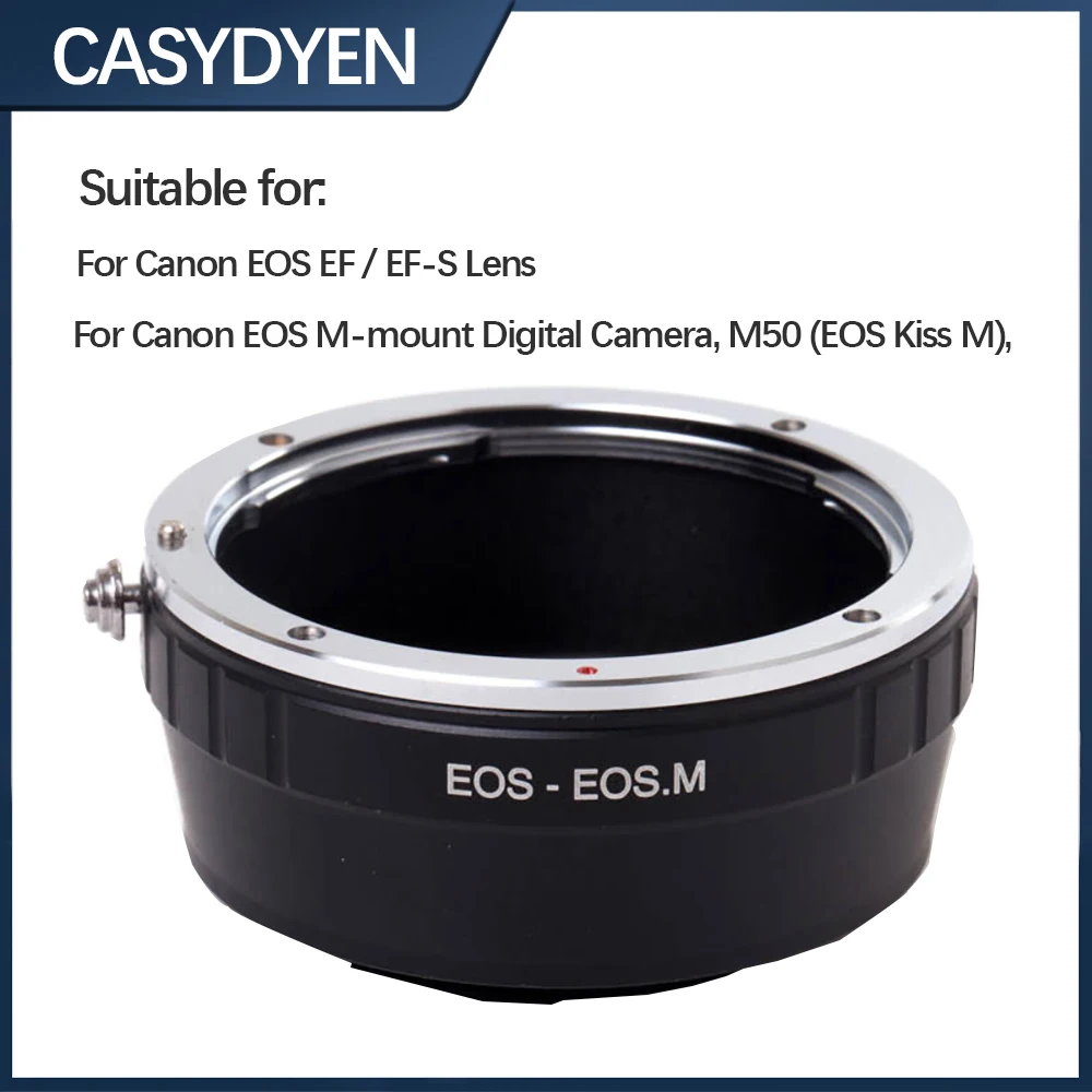 EOS-EOS M Lens Mount Adapter Ring For Canon EF EF-S Lens To EOS-M Camera EF-M Mount Camera