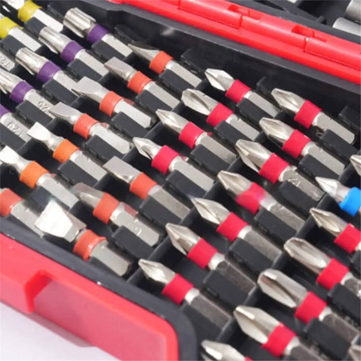 

ABUA Impact Driver Drill Bit Set, S2 Steel, Magnetic Nut Driver, Intersect Slot, Slotted, Square, Star, Hex, TORX Bits 83Pcs