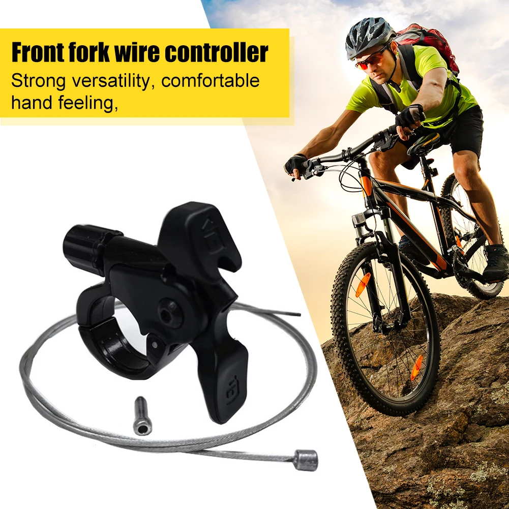 

MTB Bike Suspension Fork Lockout Wire Control Lever Switch for 22.2mm Handlebar