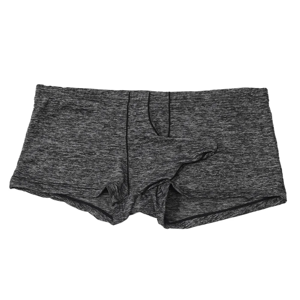 1pc Men Sexy Solid Color Boxershorts Breathable U Shape Pouch Underwear Low Waist Panties Pure Cotton Boxershorts Trunks