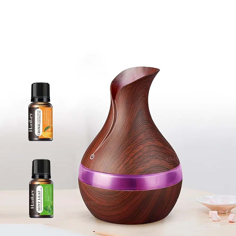 مرطب ضباب بارد بالموجات فوق الصوتية ، ناشر علاج بالروائح ، 7 مصابيح ليد ، تحكم باللمس ، يعمل بمنفذ يو إس بي ، لأنواع مختلفة من الغرف ،