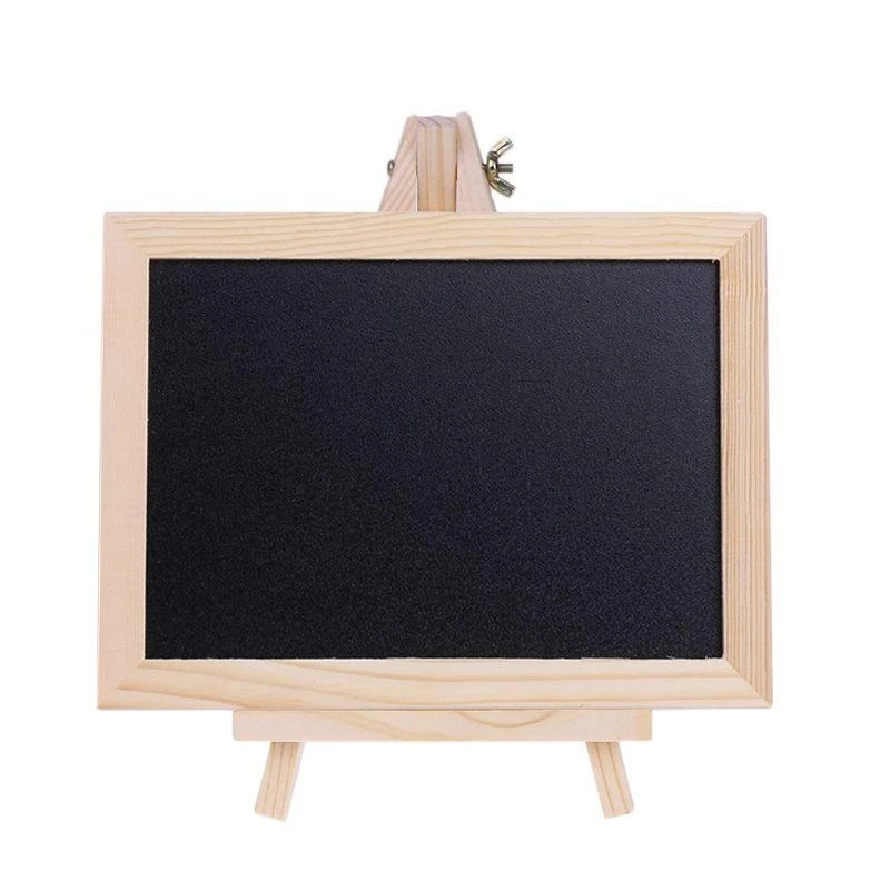 Houten tafelblad schoolbord Dubbelzijdig schoolbord Prikbord Kinderen Kinderspeelgoed