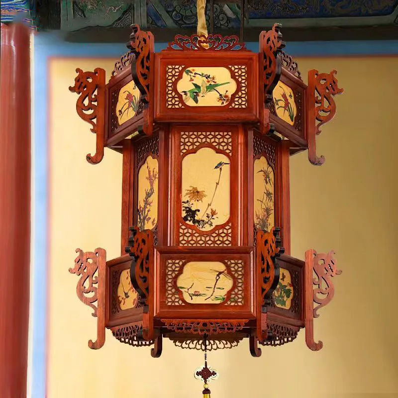 

#v* forComplete Collection of New Chinese Hexagonal Lanterns, Antique Lanterns, Hexagonal Wooden Classical Palace Style