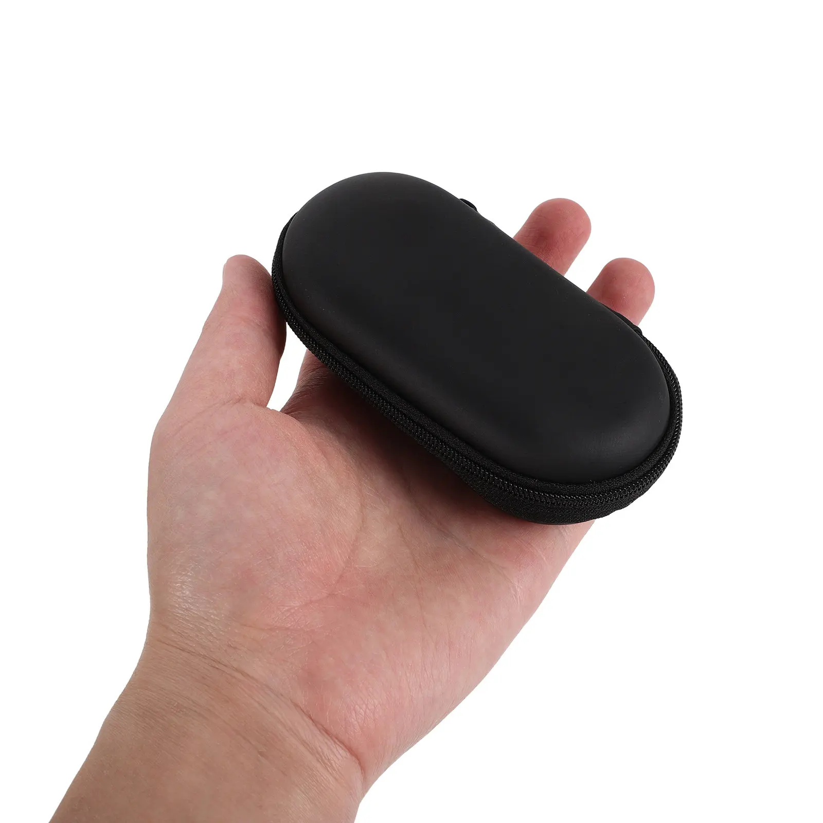2Pcs Portable Alto Saxophone Mouthpiece Case Hard-Shell Reed Storage Box Lightweight Shockproof Zipper for Saxophone Clarinet
