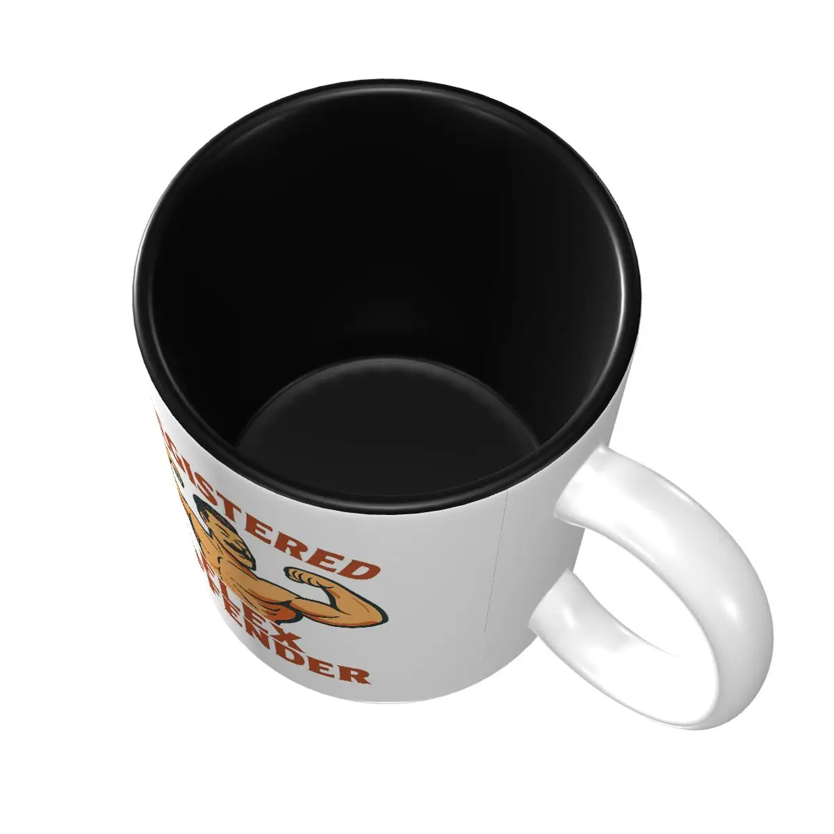 Registered Flex Offender Mug Funny Ceramic Coffee Cups Tea Mugs Milk Cup Drinkware Gifts for Friends