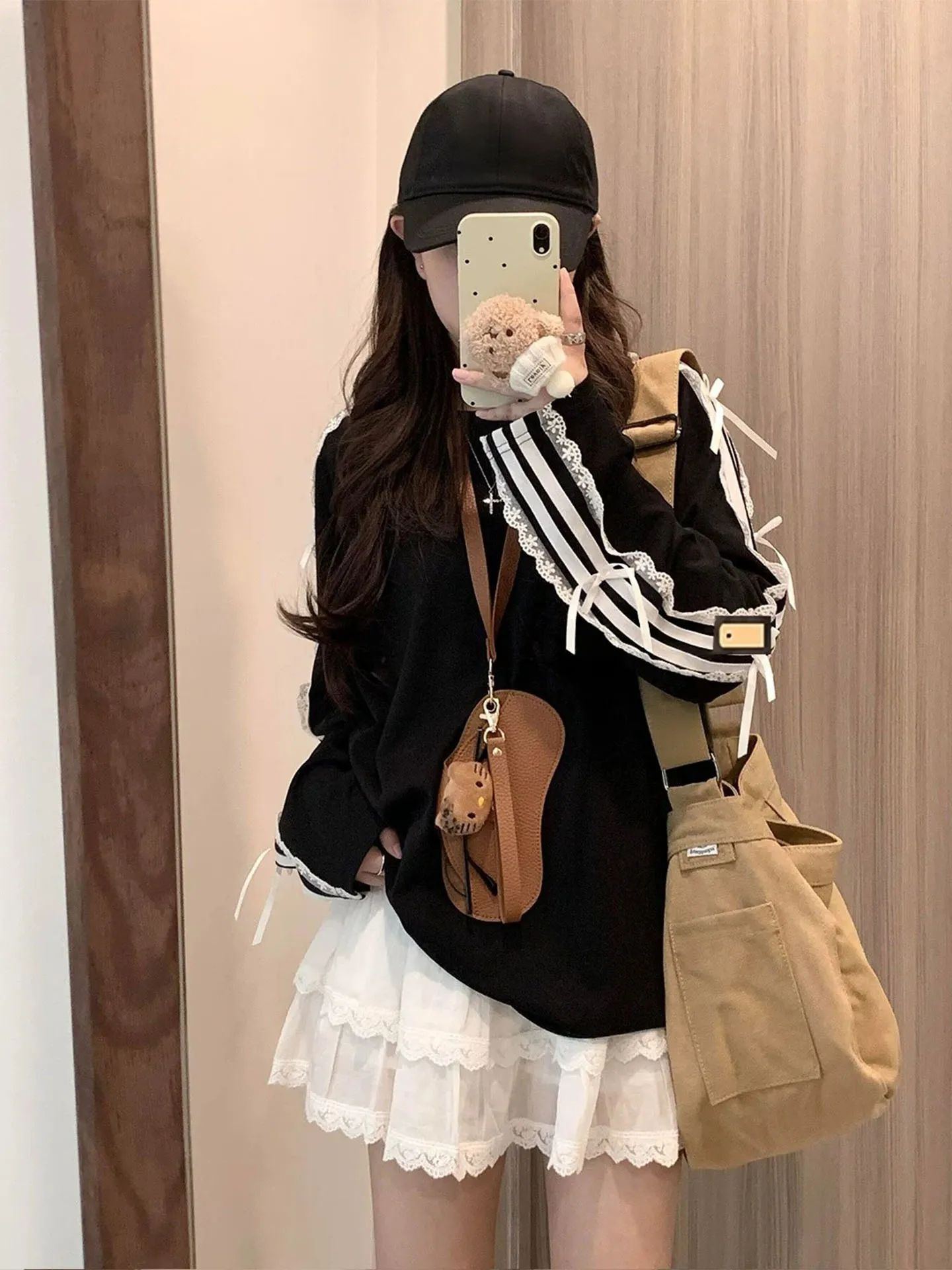 White Cake Skirt Half-length Women's A-line Short Skirt Ultra-beautiful Ballet Style Puffy Skirt Lace High-waist Casual Skirt