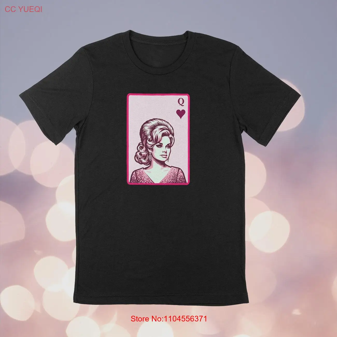 

Футболка «Долли Партон Королева сердец» День матери Комфортные цвета Валентина Ретро Бохо Винтаж Феминистская футболка