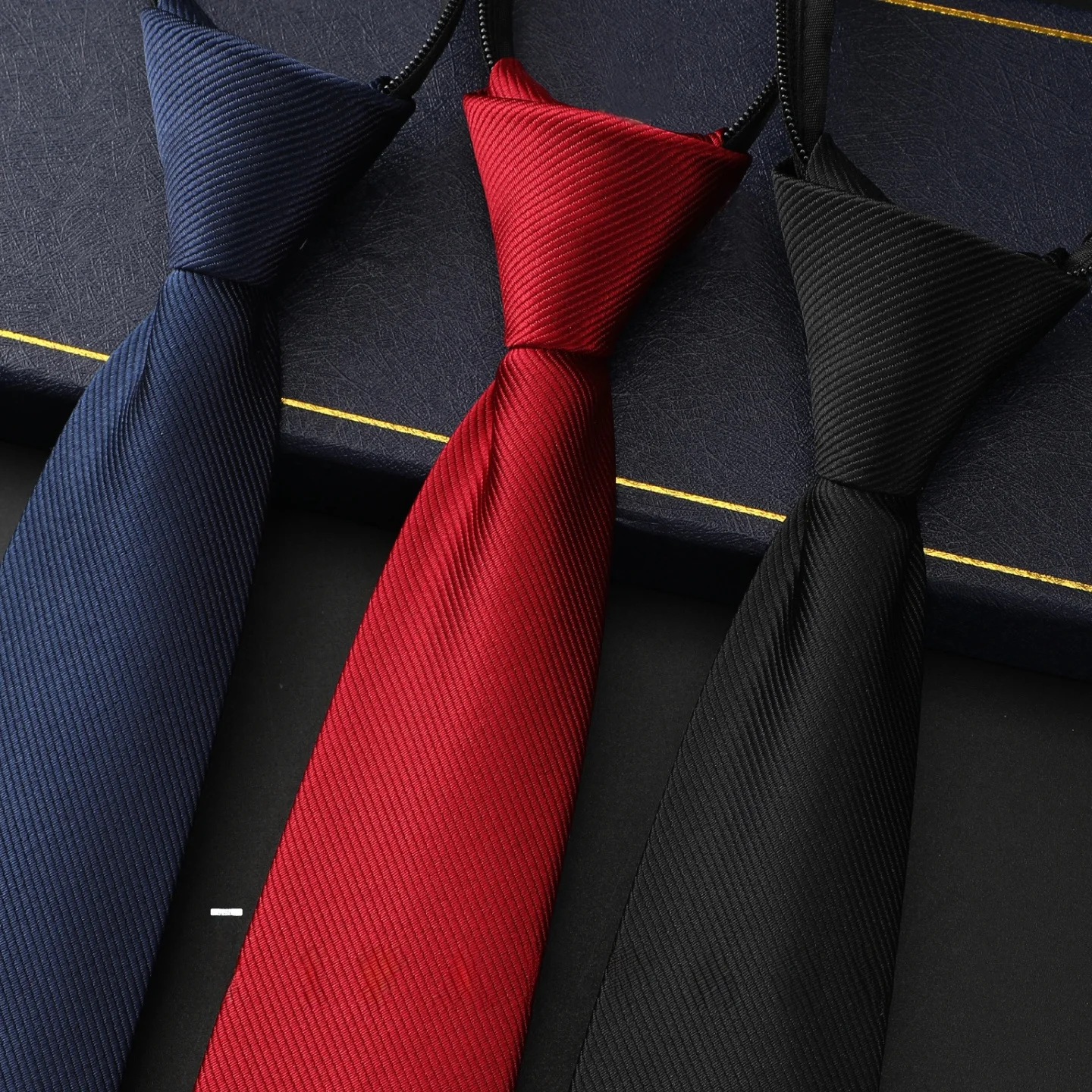 gravata-masculina-casual-com-ziper-sem-no-preta-azul-vermelha-estilo-coreano-formal-de-negocios-para-noivos-facil-de