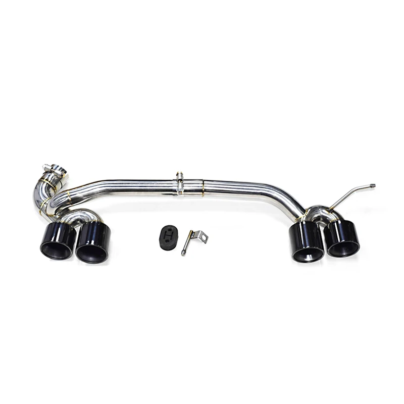 Auto Accessorie Quad Uitlaat Tip Voor BMW F30 F31 320i 318i Veranderd M3 Look Bumper 3 Serie Rvs auto Uitlaat Tip
