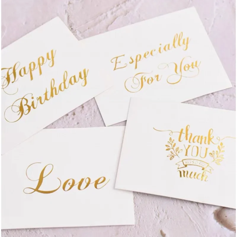 

Customized product、Made In China Luxury Gold Foil Printing Greeting Paper Card Custom