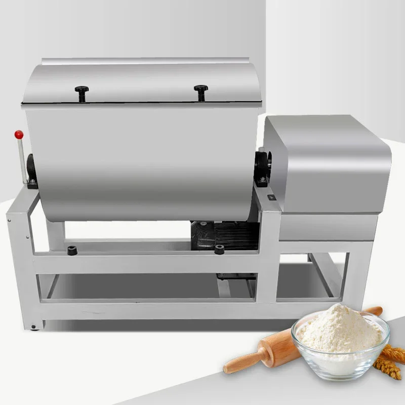Commercial Dough Mixer, Solid Auger, Large-Capacity Filling Machine, Feed/Herbal Medicine Mixer, Adjustable Forward(Customized)