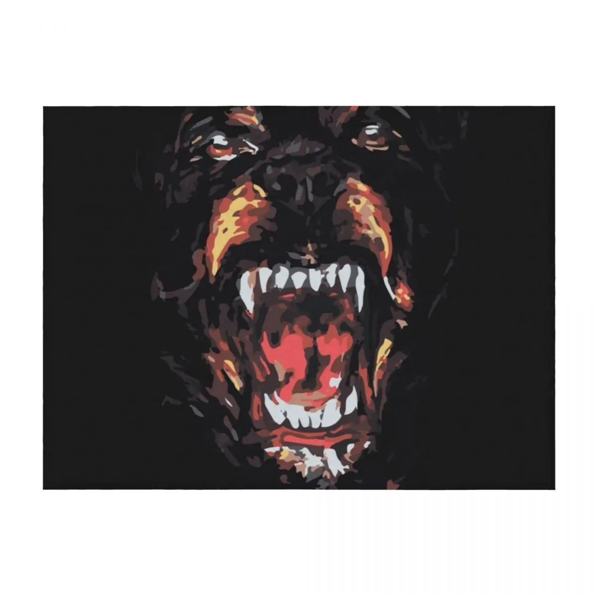 

Rottweiler Throw Blanket Bed wednesday manga Blankets