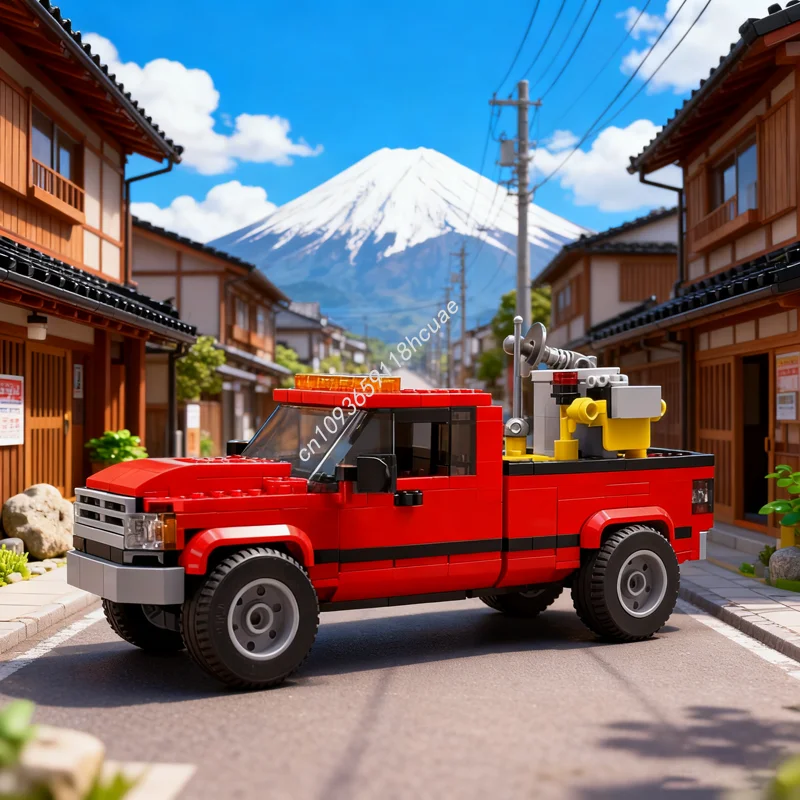 

323pcs MOC Bob Weave Ram Twister City Champions Model Christmas Gift Building Blocks Toy Construction DIY Idea Education Kids